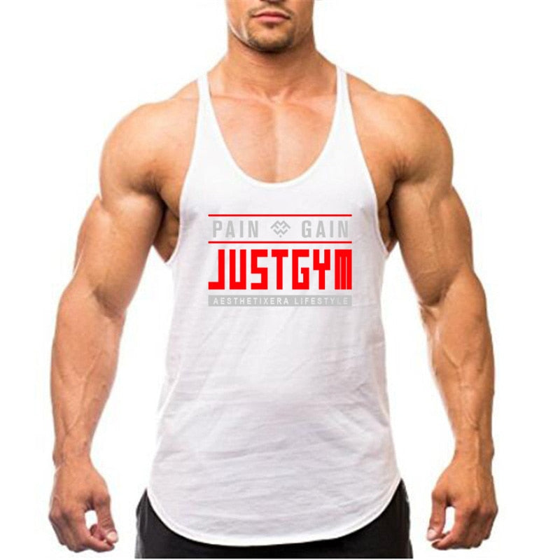 Ropa para entrenamiento en gimnasio, camiseta sin mangas con capucha para hombre.