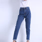 Pantalón de mezclilla Vintage de cintura alta para Mujer